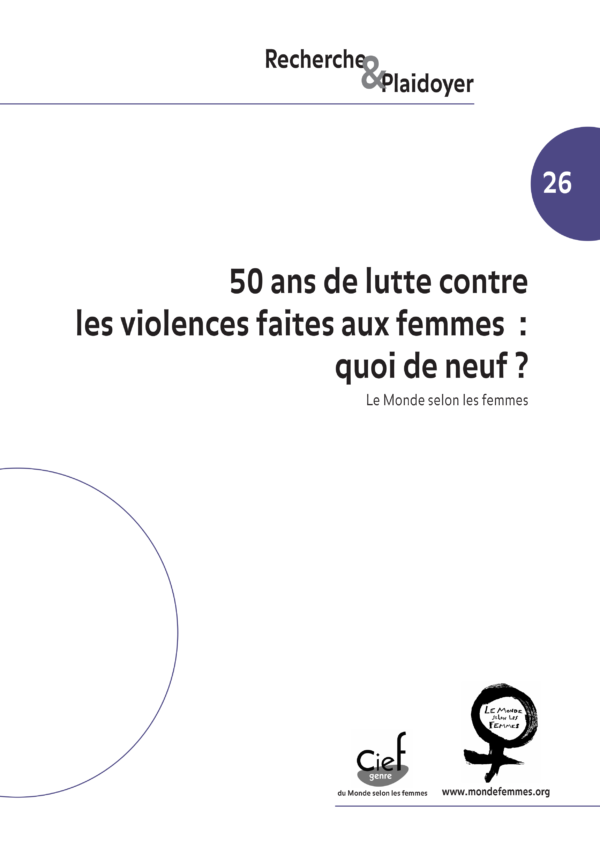 R&P n°26 | 50 ans de lutte contre les violences faites aux femmes : quoi de neuf ?