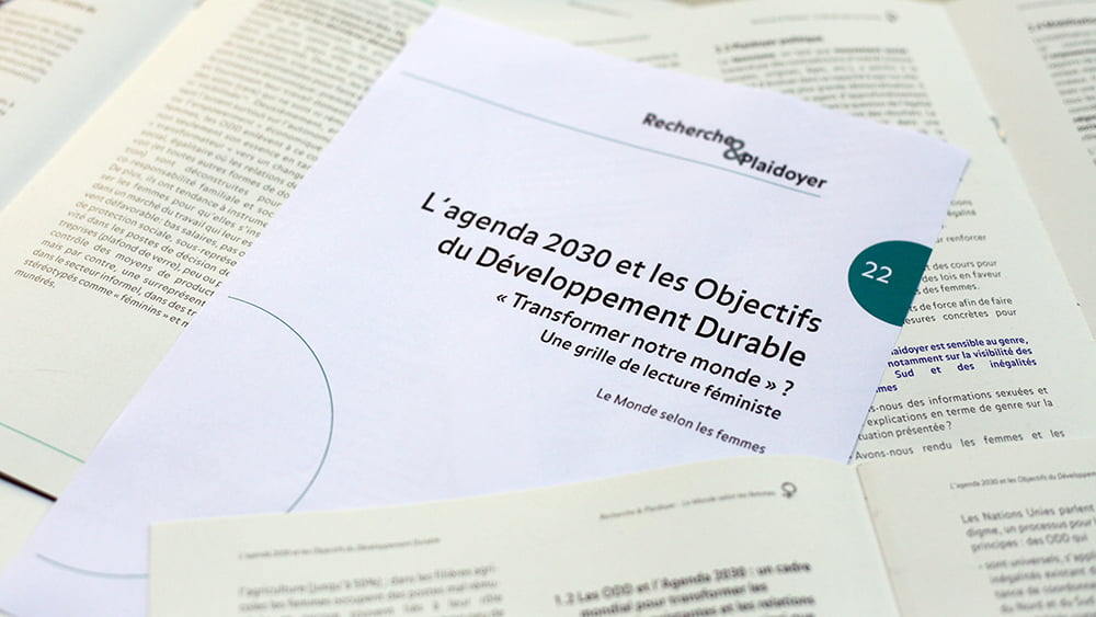 R&P n°22 | L'agenda 2030 et les Objectifs du Développement Durable