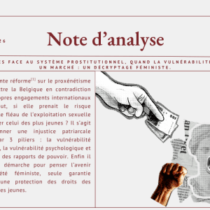 Note d'analyse : Les jeunes face au système prostitutionnel, quand la vulnérabilité devient un marché : un décryptage féministe.