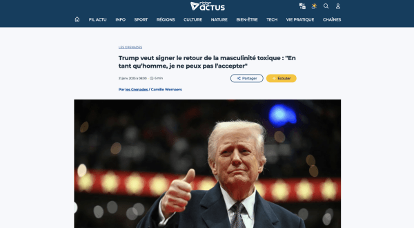 Alors que Donald Trump affiche un retour en force sur la scène politique mondiale, les modèles de virilité qu&rsquo;il incarne sont de plus en plus questionnés