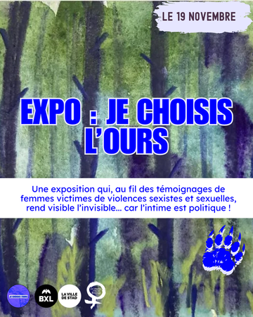 K’Fem de novembre : Exposition « Je choisis l’ours »